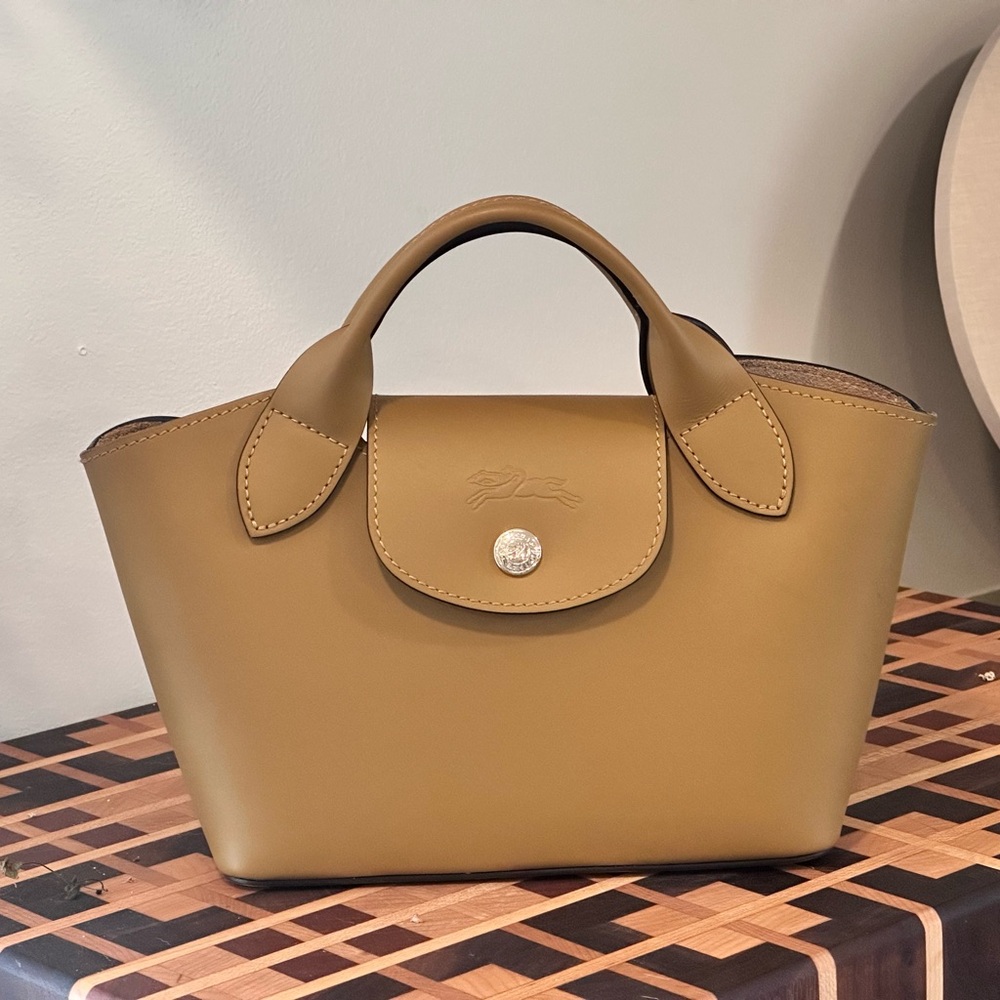 authentic Longchamp Epure XS Tote in nutmeg